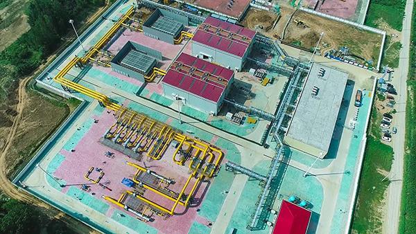 中俄东线天然气管道（河北安平—山东泰安段）正式投产